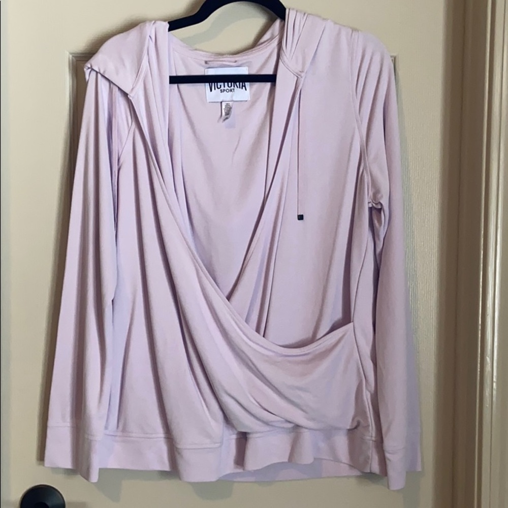 Victoria Secret Sport wrap front hooded sweatshirt